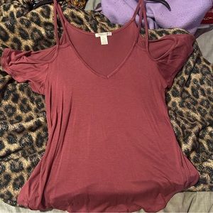 Cold shoulder top